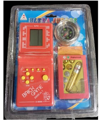 Console &Eacute;lectronique Tetris+Boussole+Infra-rouge Laser Pour Enfants