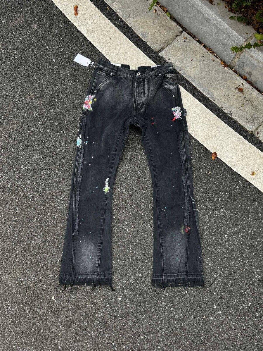 Jean décontracté artistique