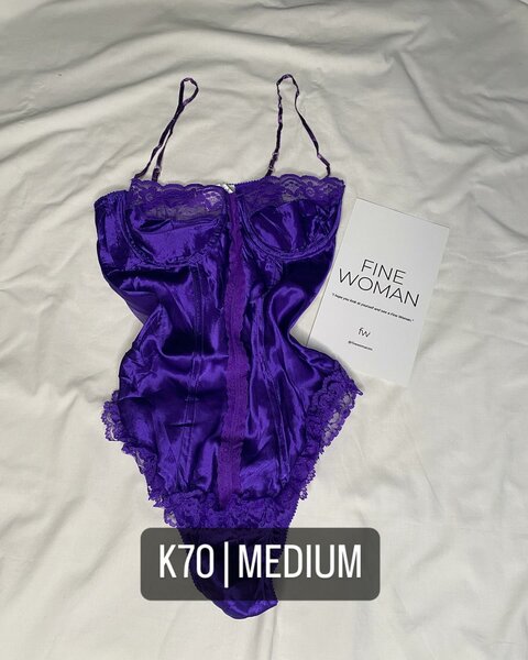 Beautiful Women's Sleepwear Bodysuit purple
