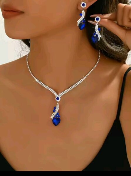 Set Bijoux Cristal Élégant