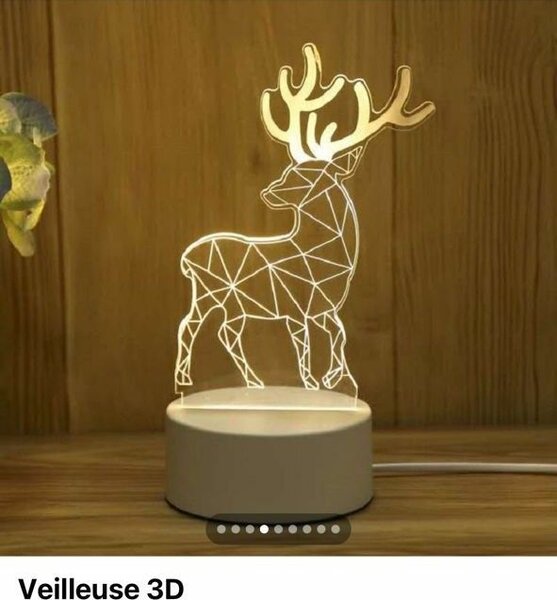 Veilleuse 3D LED Décorative