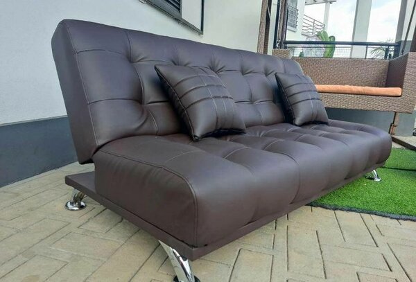 Canapé-lit moderne en cuir