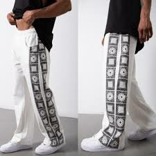 Graphic Patchwork Sweatpants