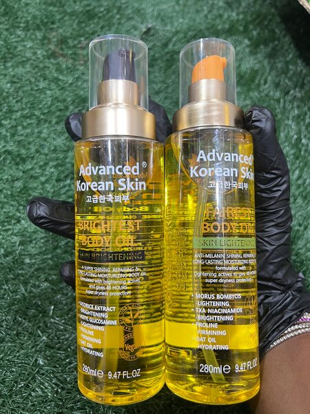 Huile pour corps éclatante