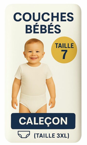 100 Couches Bébé Taille 3XL