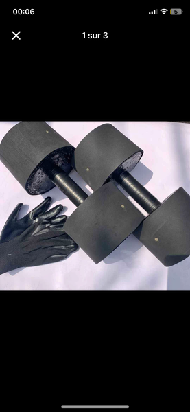 Haltères en mousse 10kg