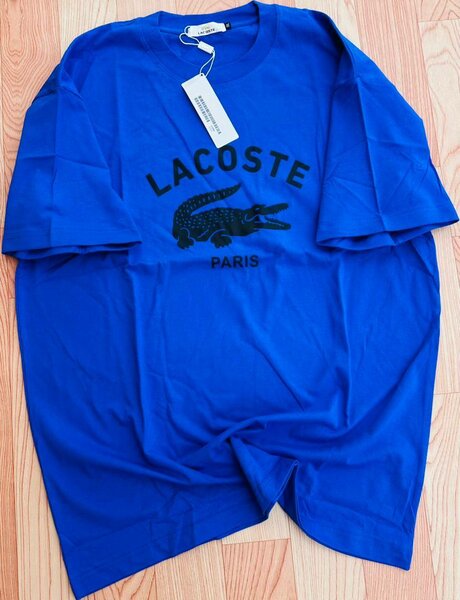 T-shirt Lacoste homme bleu