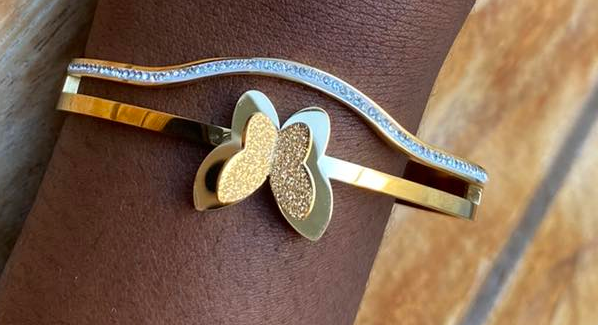 The Bracelet are Stainless Steel