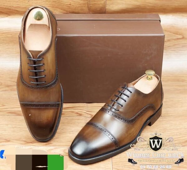 Chaussures en cuir élégantes