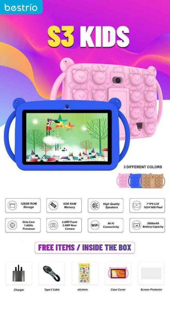 Tablette Enfant S2 - 7 Pouces