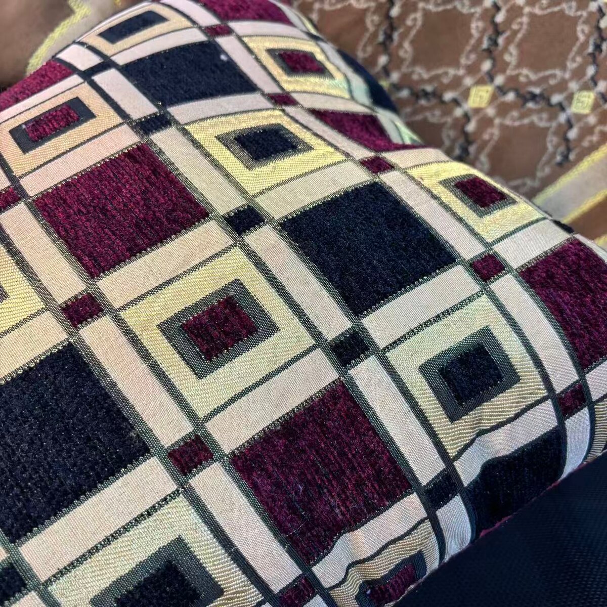 Coussin décoratif géométrique