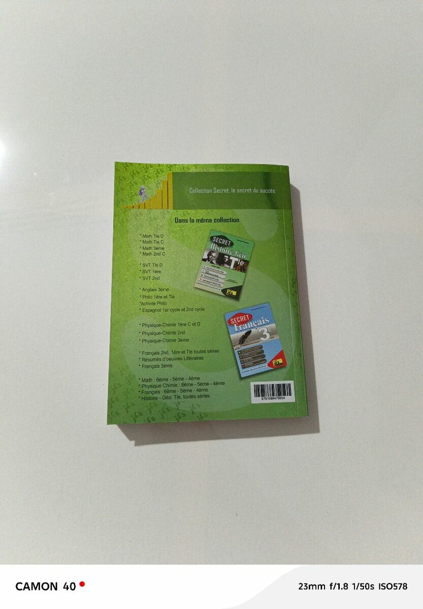 Manuel Scolaire SVT Terminale