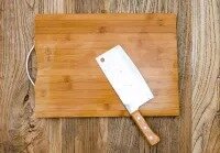 Bamboo Cutting Board, Chopping Board with Handle, Thickened Cooking Cutting Board for Meat Cheese Vegetables different sizes