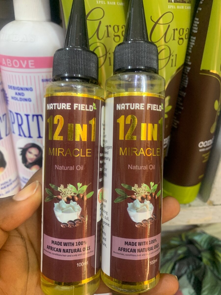 12 in1 miracle natural hair oil