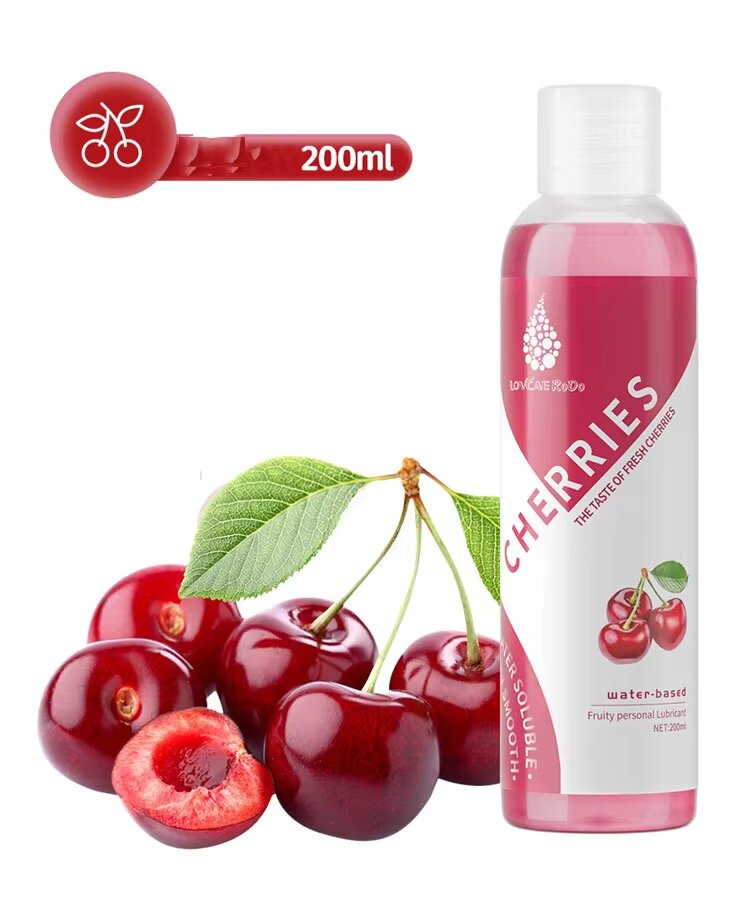 Lubrifiant à base d'eau aux fruits