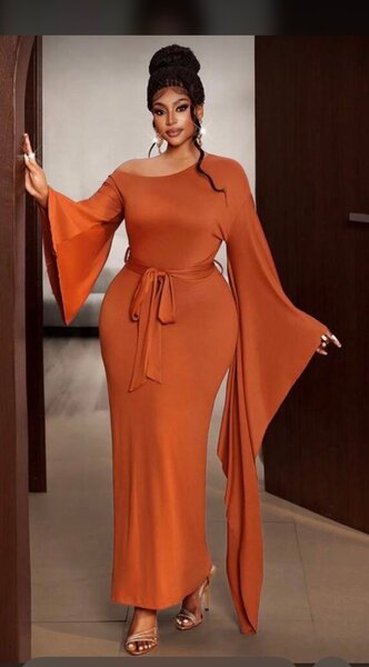 Ensemble imprimé marron chic