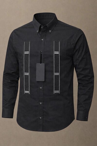 Chemise Habillée Noire Homme