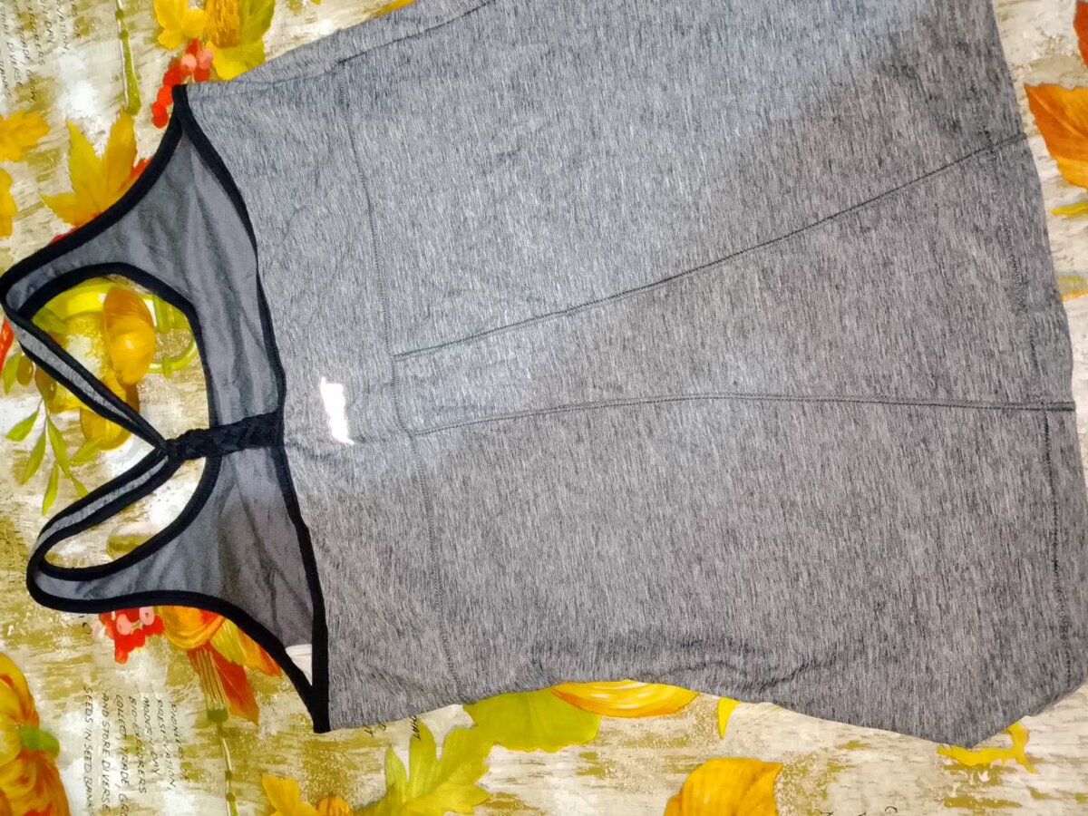 Débardeur Sport Femme Gris