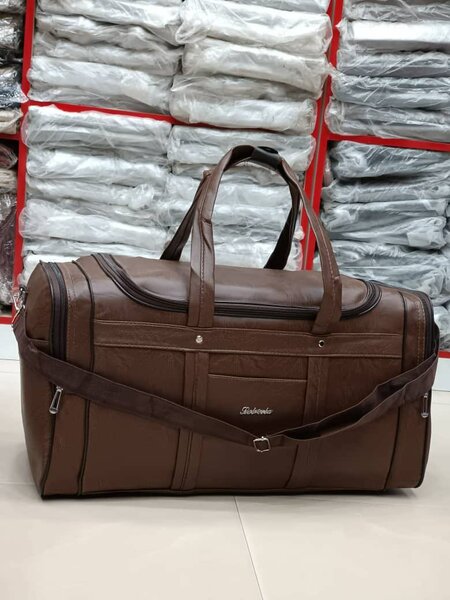 Leather luggage bags