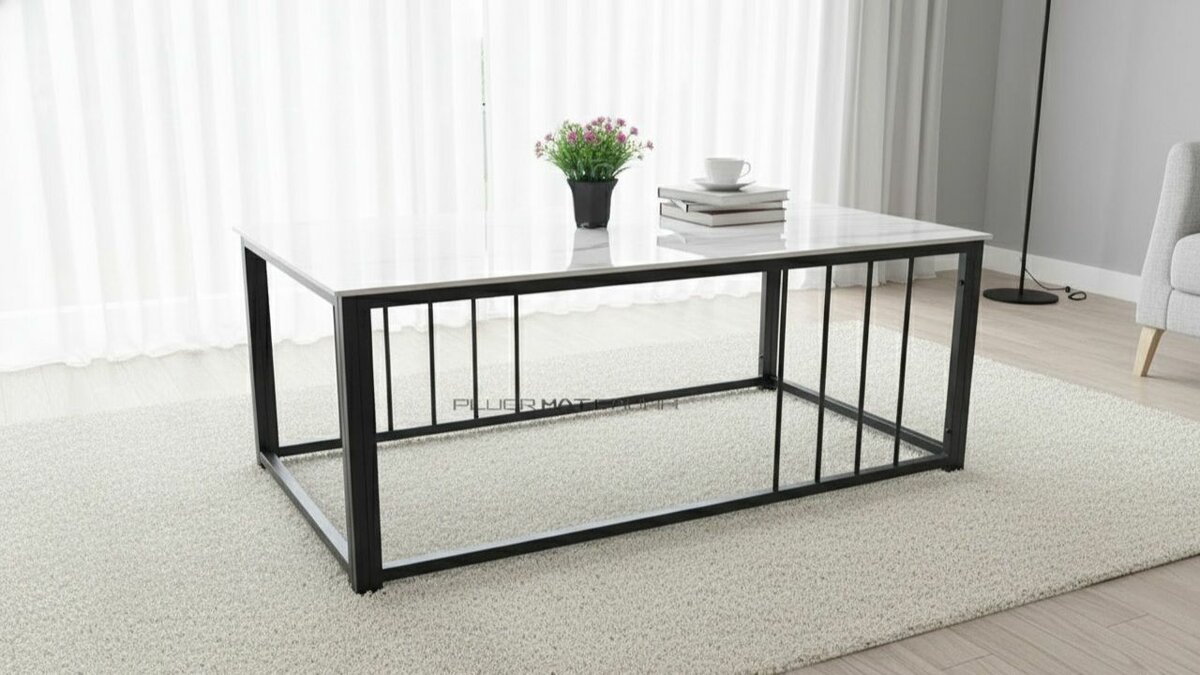 Table basse moderne marbre