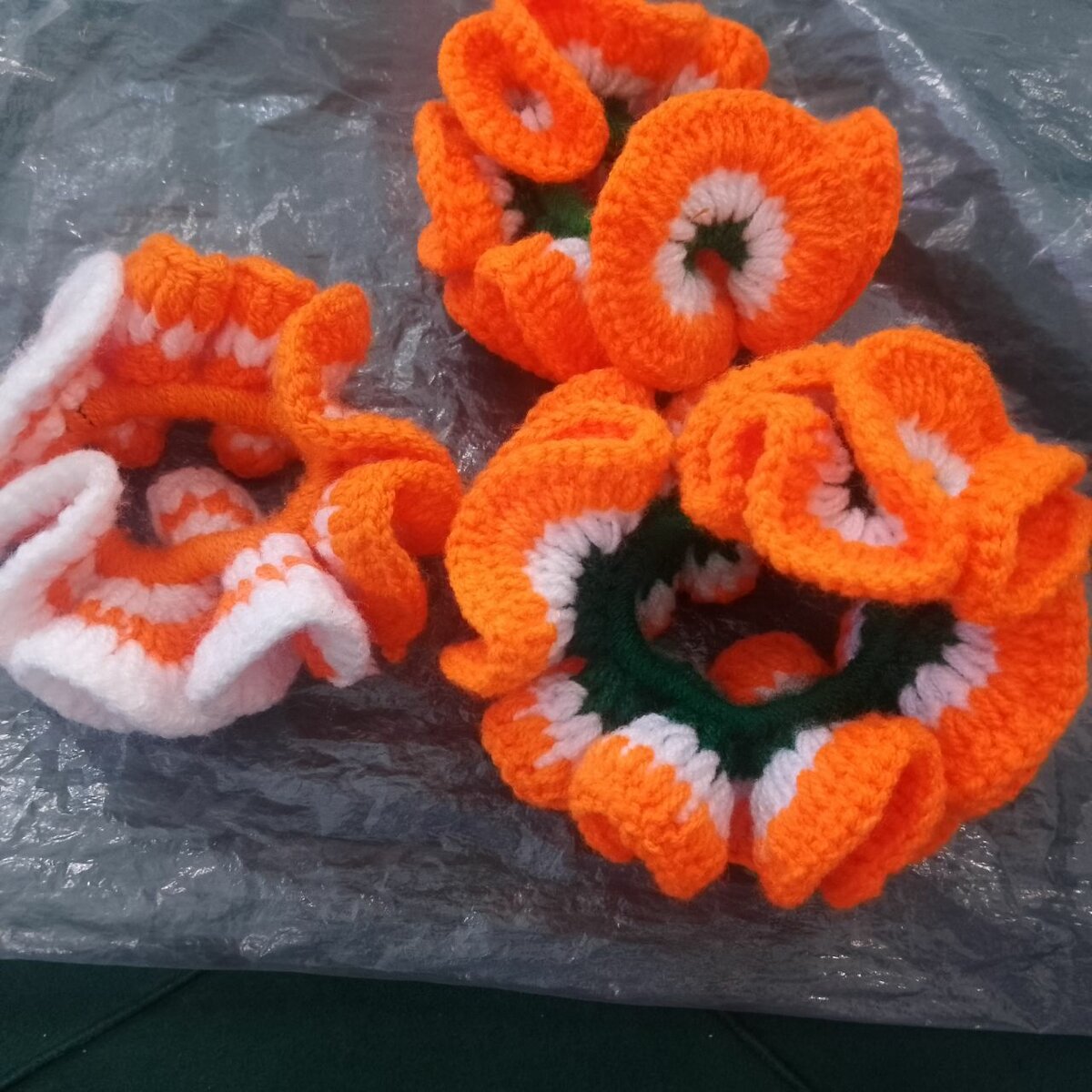 Élastiques à cheveux crochetés