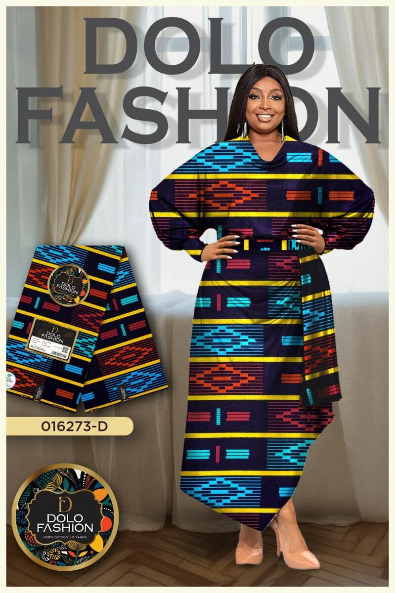 Pagne  100% Femme motif baoulé