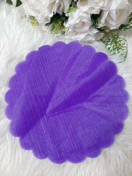 Tulle simple violet foncé