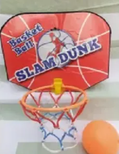 Basket ball with ball and net hoop for kids