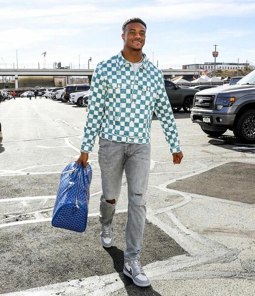 Sac de voyage bleu goyard