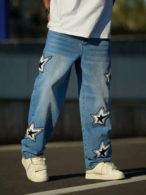 Jeans décontractés étoiles
