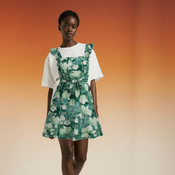 Robe d'été enfant fleurie