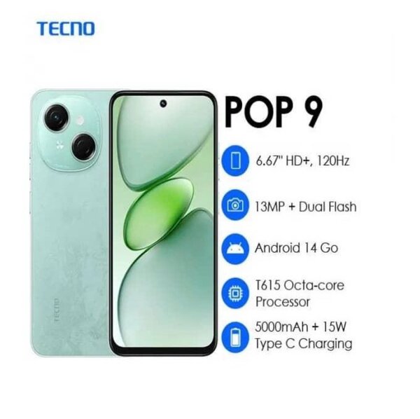 Tecno Pop 9 128Go + 4Go RAM