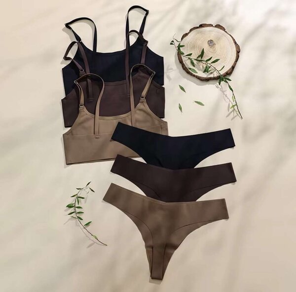 2pcs seamless bra and pant