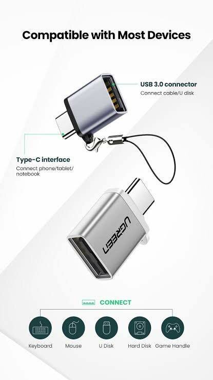 Adaptateur USB 3.0 UGREEN Type-C vers USB