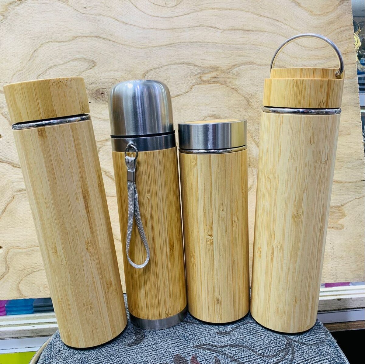 Bamboo flask