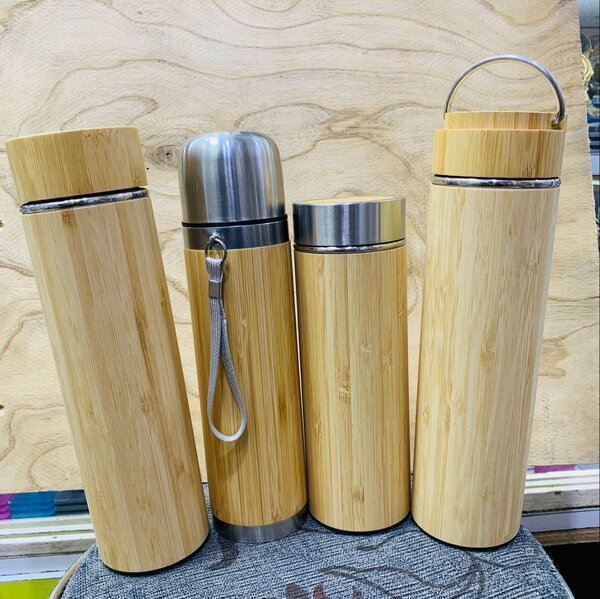 Bamboo flask