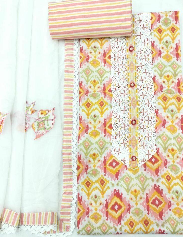 Cotton 3 Peace Suit