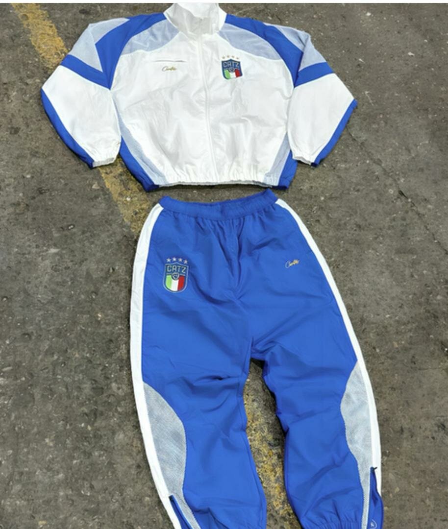 Survêtement Italie bleu et blanc