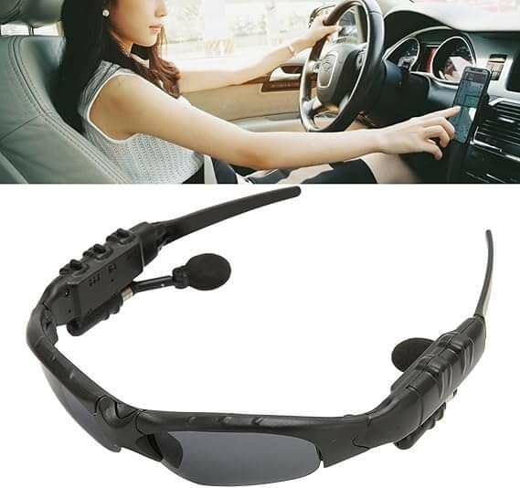 Lunettes de soleil Bluetooth sans fil, casque de protection