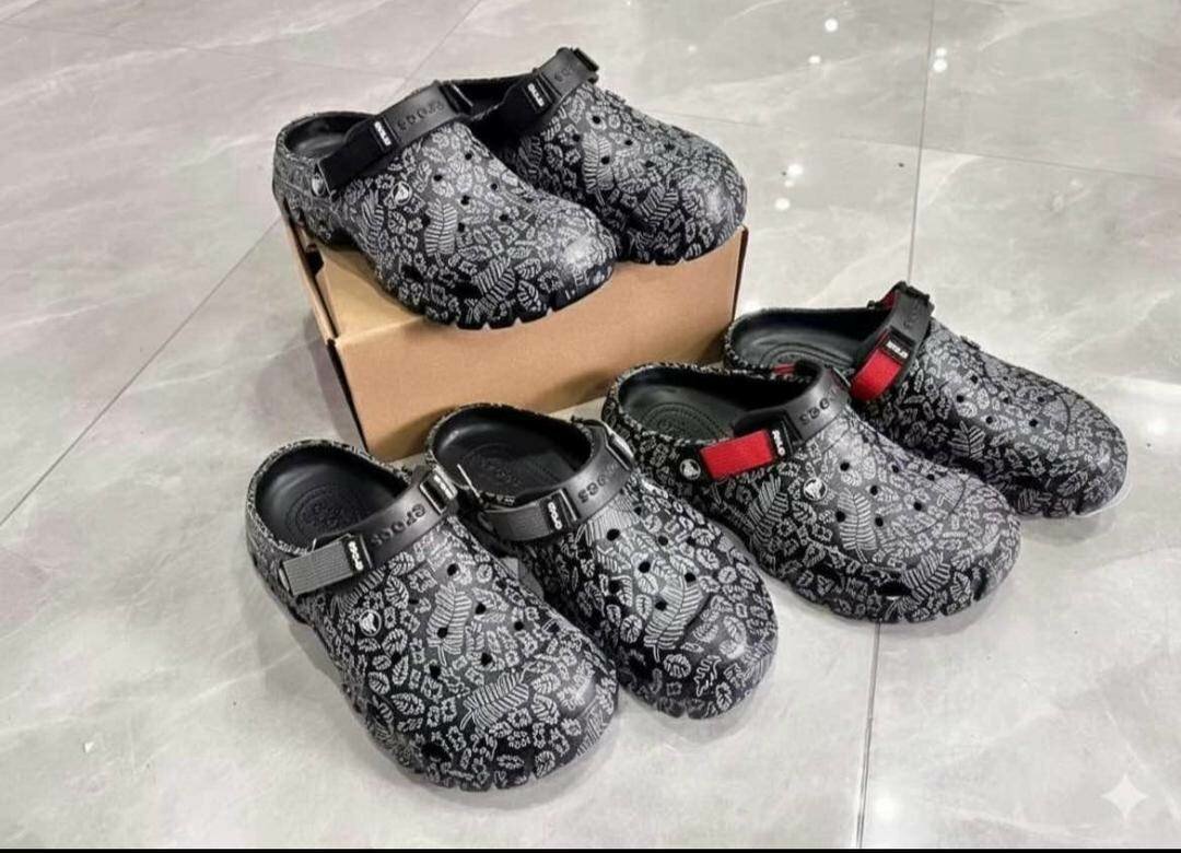 Sabots confort motif floral