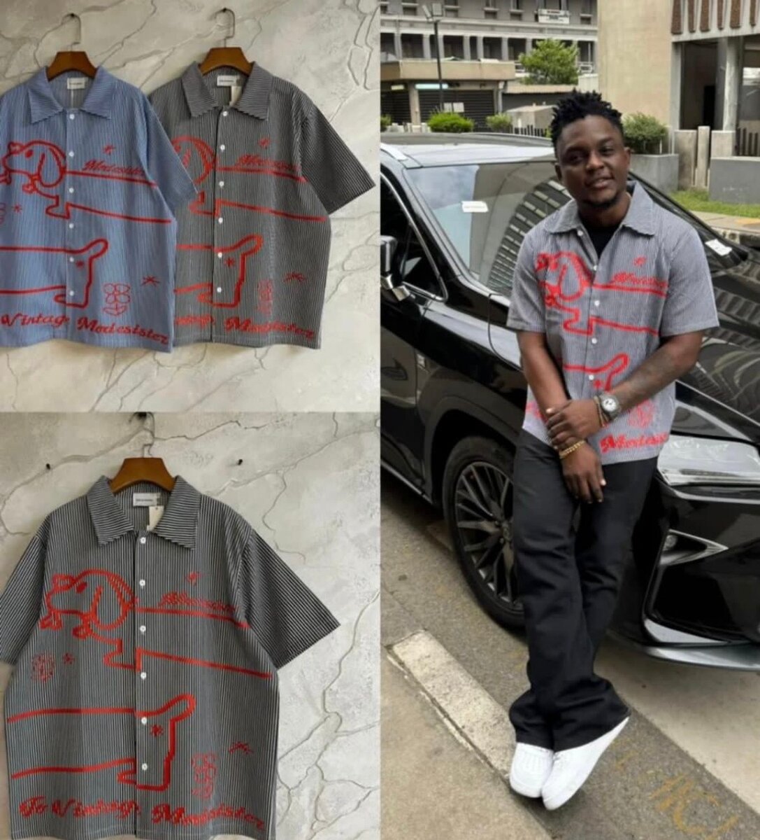 Chemise graphique décontractée