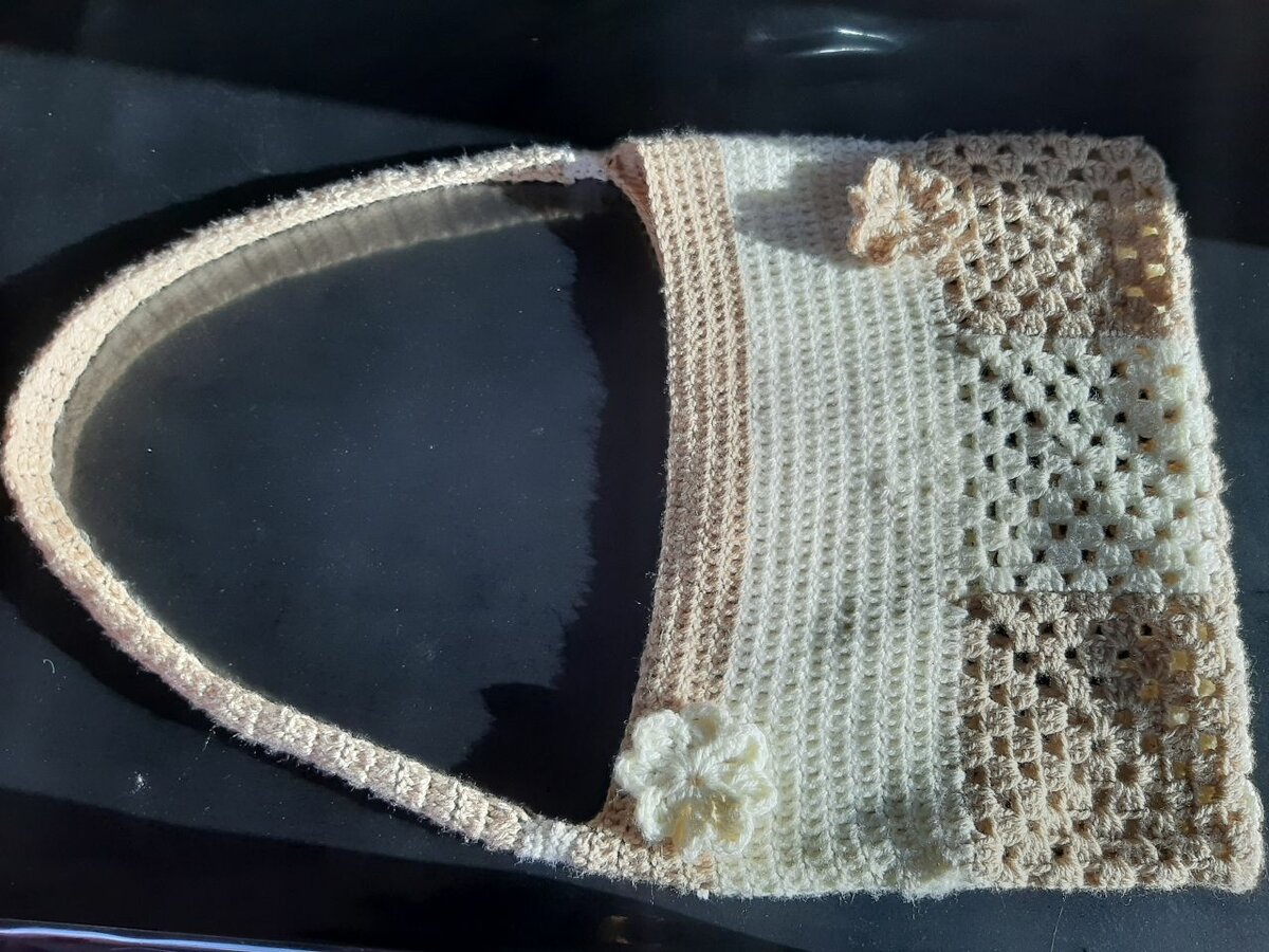 Crocheted Tote Bag