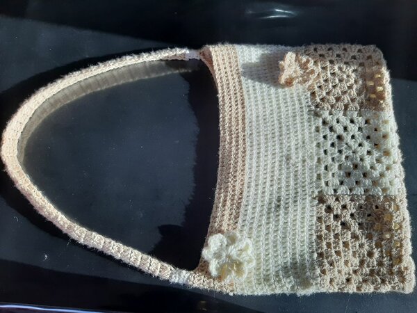 Crocheted Tote Bag