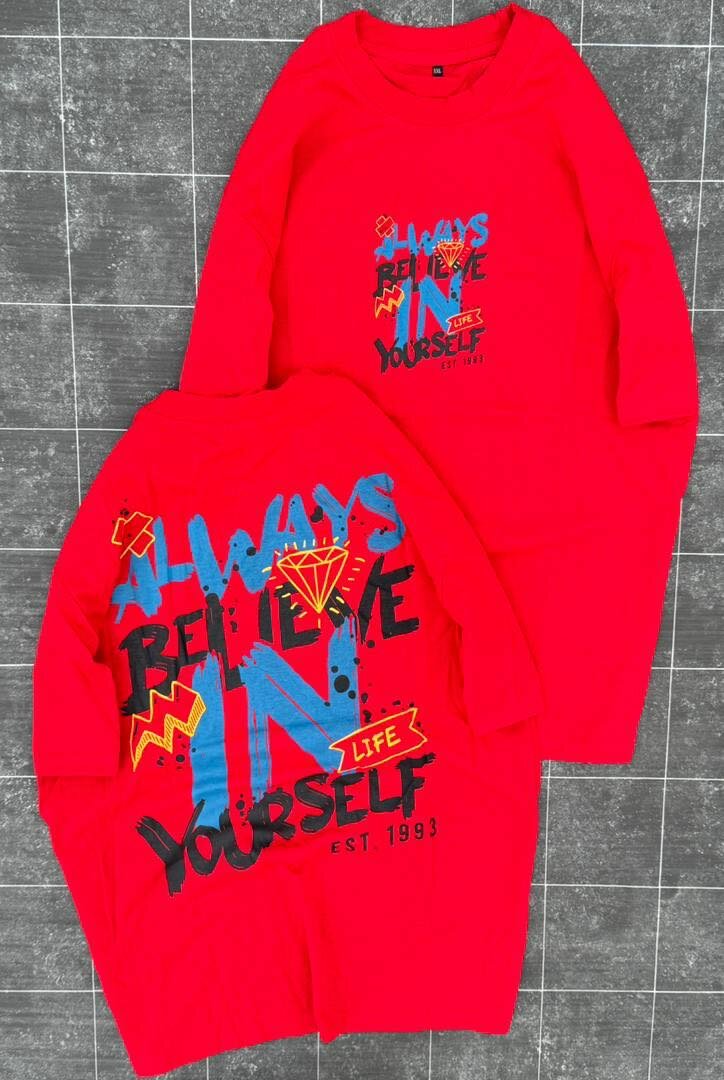 T-shirts colorés graphiques