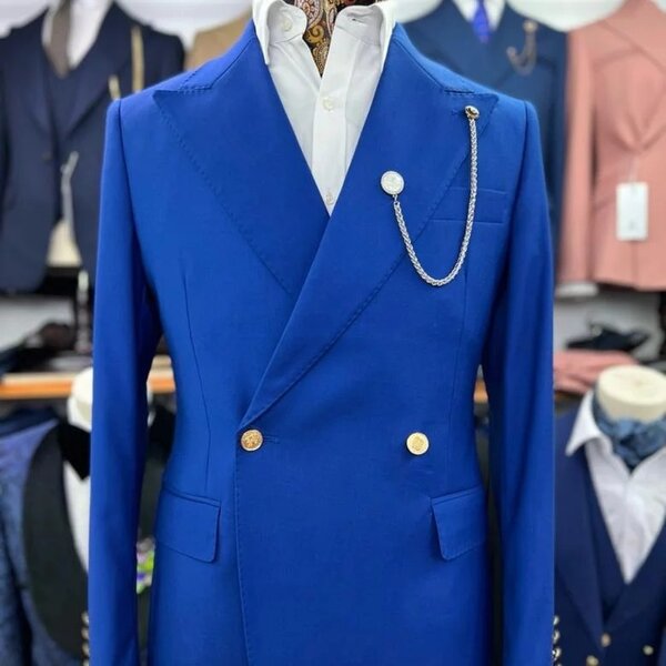 Men's suit blue