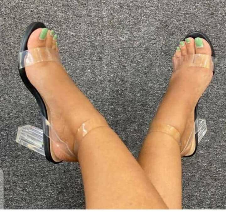 Transparent heels