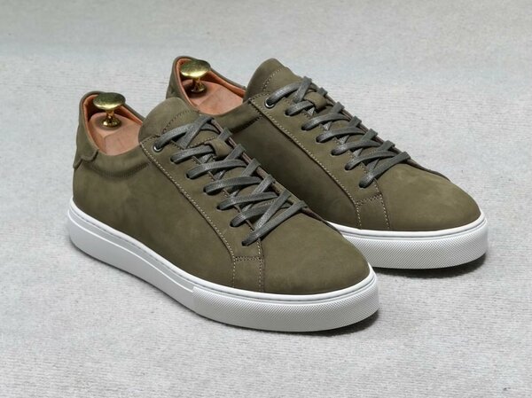 Baskets en cuir homme tendance