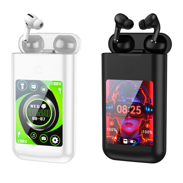 Écouteurs sans fil avec écran LED
