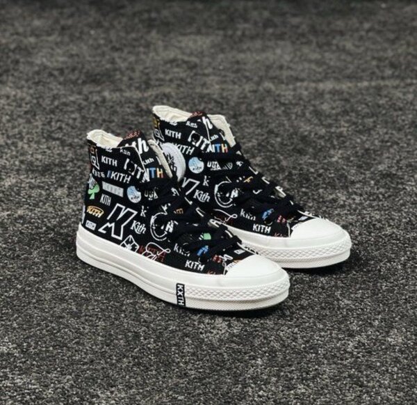 Baskets montantes imprimé tendance