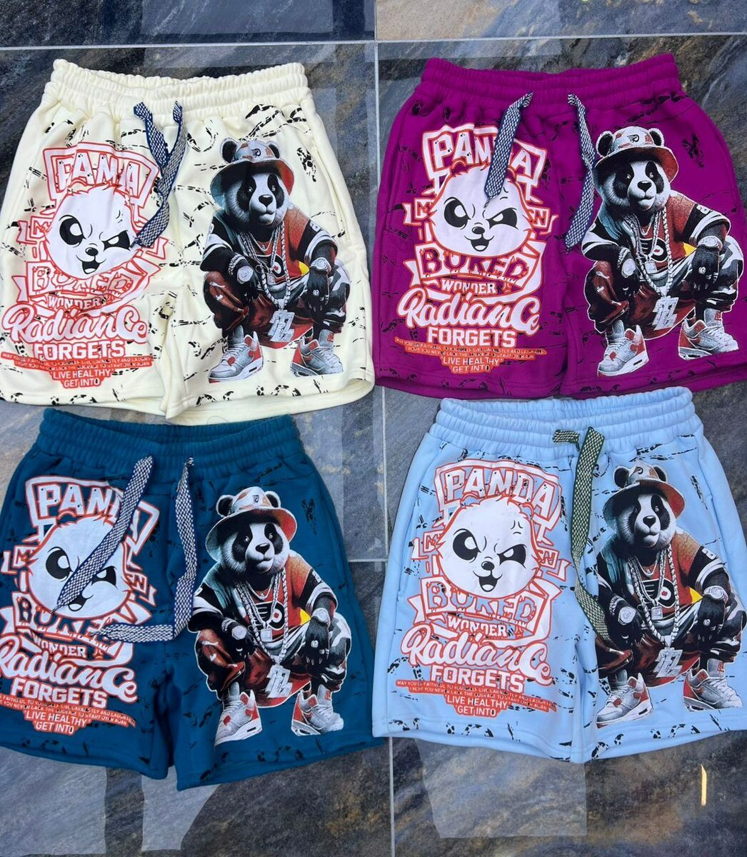 Shorts colorés pour hommes